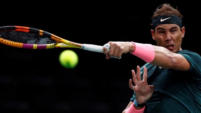 Sigue a paso firme: Rafael Nadal derribó a Jordan Thompson y avanzó a cuartos en Paris-Bercy