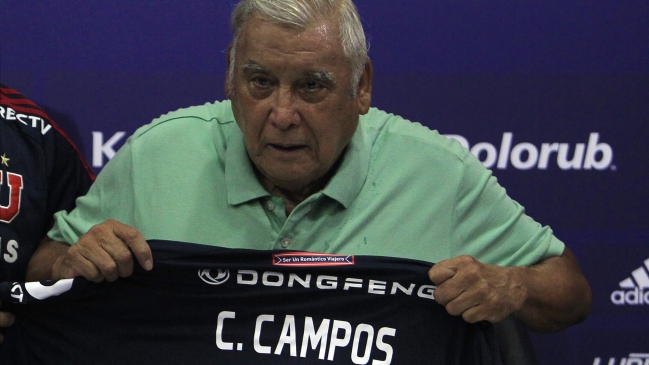 U. de Chile: El nombre de Carlos Campos está escrito con letras doradas en la historia del club