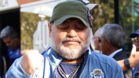 Diego Maradona dirigió a Gimnasia y Esgrima a través de videollamada