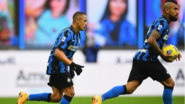 Alexis Sánchez marcó un gol y dio una asistencia en remontada de Inter sobre Torino en Serie A