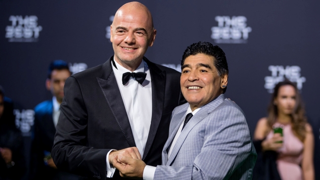 Presidente de la FIFA: "Diego Maradona merece nuestra eterna gratitud"