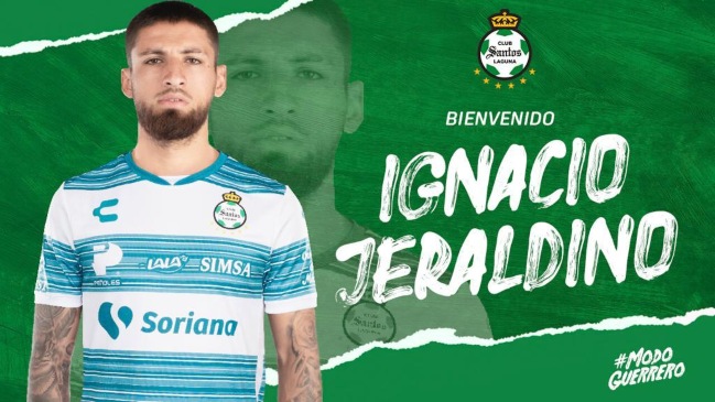Ignacio Jeraldino cambió de equipo en México y fichó en Santos Laguna