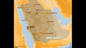 El recorrido del Rally Dakar 2021 que se disputa en Arabia Saudita