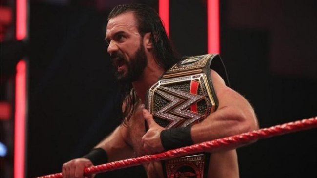 Campeón de WWE dio positivo por Covid-19 y fue descartado del programa RAW de este lunes