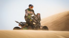 Giovanni Enrico mantuvo su lugar en el podio en las quads del Dakar