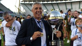 Hernán Crespo tras ganar con Defensa y Justicia la Sudamericana: Agradeceré eternamente a los jugadores