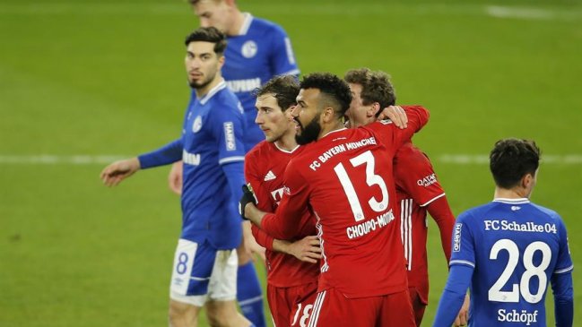 Bayern Munich aplastó de visita a Schalke 04 y tomó distancia en el liderato de la Bundesliga
