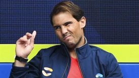 Rafael Nadal se perdió el estreno de España en la ATP Cup por una lesión en la espalda