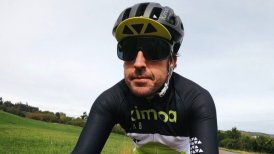 Fernando Alonso fue atropellado en Suiza mientras realizaba un entrenamiento en bicicleta