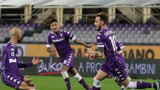 Erick Pulgar fue titular en sólido triunfo de Fiorentina sobre Spezia