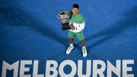 Novak Djokovic tras proclamarse campeón en Australia: Cada vez quiero más esta pista