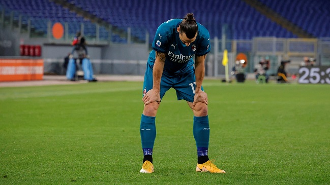 Zlatan Ibrahimovic se lesionó y quedó en duda para el duelo ante Manchester United por Europa League