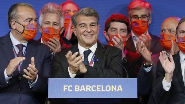 Joan Laporta se proclamó nuevo presente de FC Barcelona