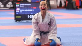 Valentina Toro accedió a la final de la Premier League de karate y luchará por el oro en Turquía