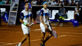 Barrios y Tabilo sucumbieron en cuartos de final del dobles en el ATP de Santiago