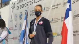 Natación: Kristel Köbrich ganó medalla de plata en Sudamericano en Buenos Aires