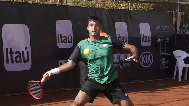 Tomás Barrios batalló, pero perdió ante Sebastián Báez en la final del Challenger de Santiago