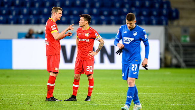 Bayer Leverkusen contó con Aránguiz en empate en su visita a Hoffenheim por la Bundesliga