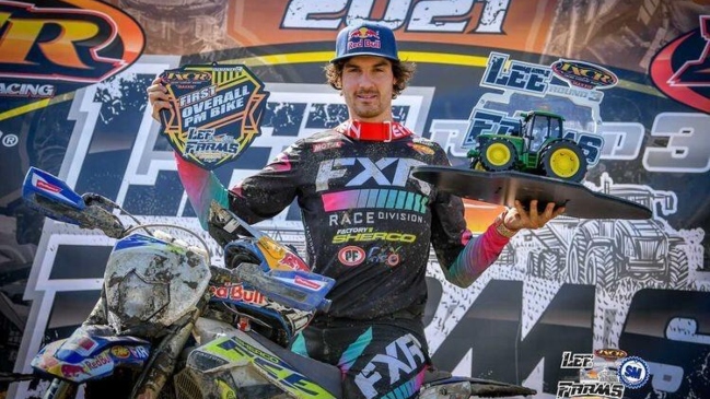 Benjamín Herrera logró importante triunfo en el motocross estadounidense