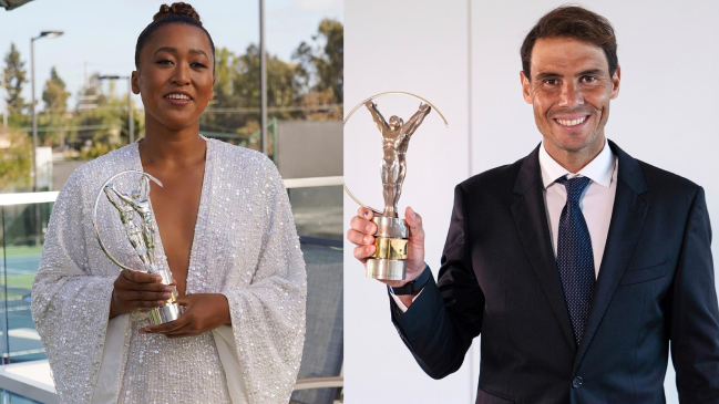Rafael Nadal y Naomi Osaka ganaron los premios Laureus 2021