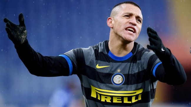 Alexis Sánchez quedó descartado por Inter para el clásico ante Juventus en la Serie A