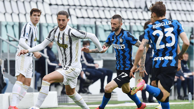 Inter de Milán y Juventus disputan el derbi de Italia por la penúltima fecha de Serie A