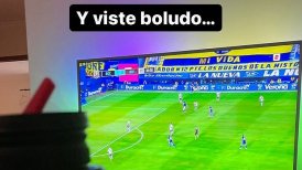 El "chiste fome" de Fernando Cordero durante el Superclásico argentino