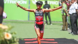 ¡Gran retorno! Bárbara Riveros fue séptima en Copa Mundial de Triatlón en Italia