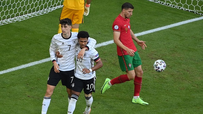 Alemania superó a Portugal en intenso partido y sumó su primer triunfo en la Eurocopa