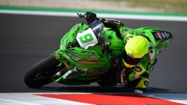 Isis Carreño terminó en el top 20 del Nacional de motos de hombres en Italia