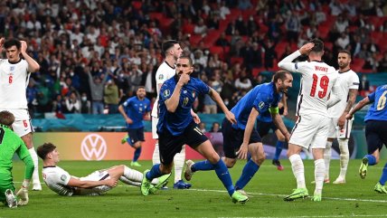 Italia lo empató ante Inglaterra en la final de la Euro 2020 con un gol de Bonucci