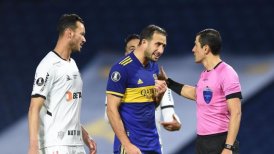 Vargas tuvo acción en polémico empate entre Atlético Mineiro y Boca Juniors en la Libertadores