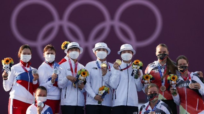 Corea del Sur sumó un nuevo oro en la competencia por equipos del tiro con arco femenino