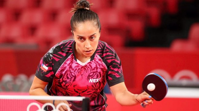 Paulina Vega se despidió de Tokio 2020 con derrota en la segunda ronda en el tenis de mesa