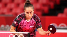 Paulina Vega se despidió de Tokio 2020 con derrota en la segunda ronda en el tenis de mesa