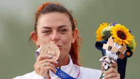 La tiradora Alessandra Perilli dio a San Marino la primera medalla olímpica de su historia