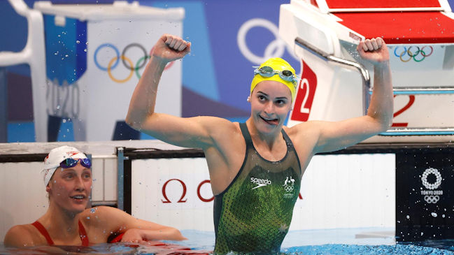 La australiana Kaylee McKeown ganó su segunda medalla de oro en la natación de Tokio 2020