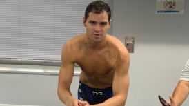 Nadador que no quiso vacunarse antes de los Juegos se negó a usar mascarilla