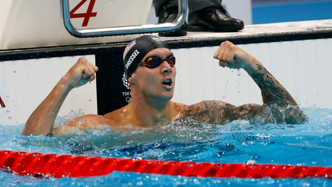 Estadounidense Caeleb Dressel sumó su cuarto oro con récord olímpico en los 50 metros libres