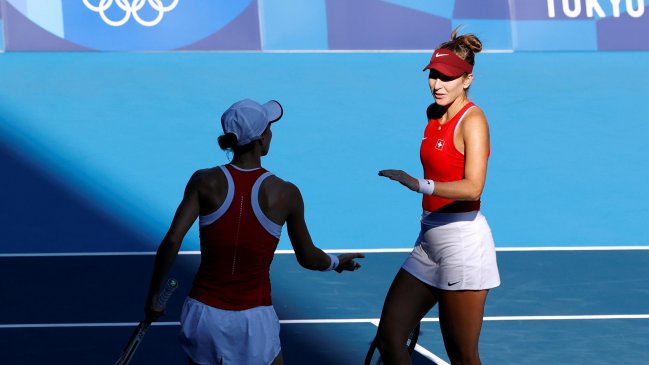 No pudo emular a Nicolás Massú: Belinda Bencic perdió la final del dobles femenino en Tokio 2020