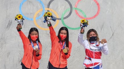 Sakura Yosozumi ganó el primer oro olímpico en la modalidad parque del skate