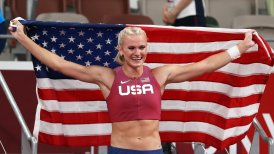 Katie Nageotte dio a Estados Unidos el oro en la final del salto con garrocha