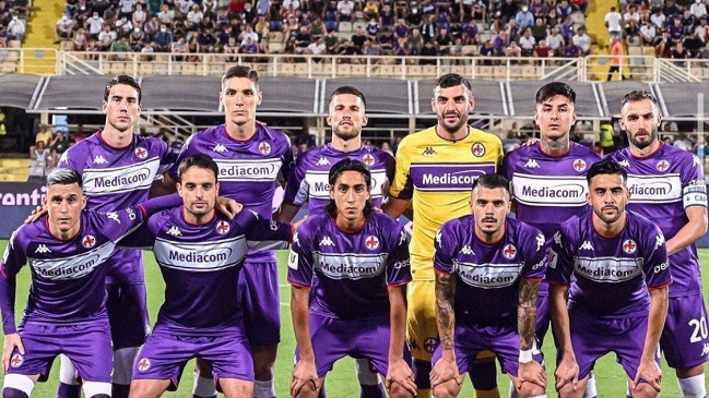 Erick Pulgar fue titular en goleada de Fiorentina en la Copa Italia