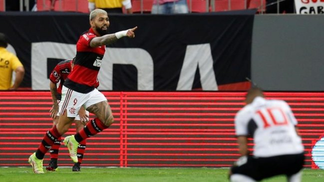 Flamengo selló su avance a semifinales de la Libertadores con otra goleada sobre Olimpia