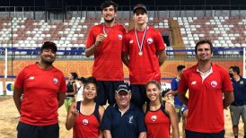 Chile se quedó con la medalla de oro en Sudamericano de voleibol playa sub-21
