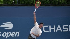 Cristian Garin debutó con un esforzado triunfo sobre el eslovaco Norbert Gombos en el US Open