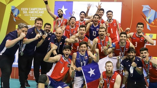 Chile superó a Colombia y se quedó con el tercer lugar del Sudamericano de vóleibol