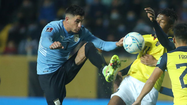 Uruguay se impuso en los descuentos a Ecuador y escaló al tercer puesto de las Clasificatorias