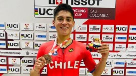 Cristián Arriagada ganó medalla de bronce en Copa del Mundo de Ciclismo