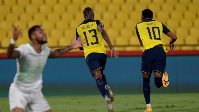 Ecuador goleó a Bolivia y se afirmó en zona de clasificación al Mundial de Qatar